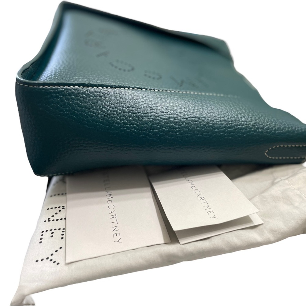 NEW STELLA MCCARTNEY PERFORATED LOGO SMALL CROSSBODY BAG - Picture 5 of 10